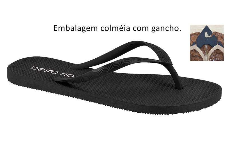 *8449-300 N.BEIRA RIO-G.22669-TIRA PRONTA-C.15745-NEGRO-T.33/40