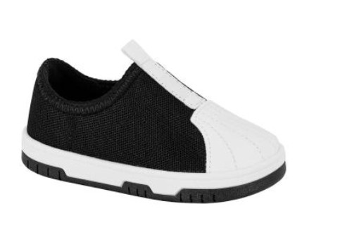 *2728-106 N.MOLEKINHA-G.21375-NYLON FLAT/-C.17689-NEGRO/BLANC-T.17/25