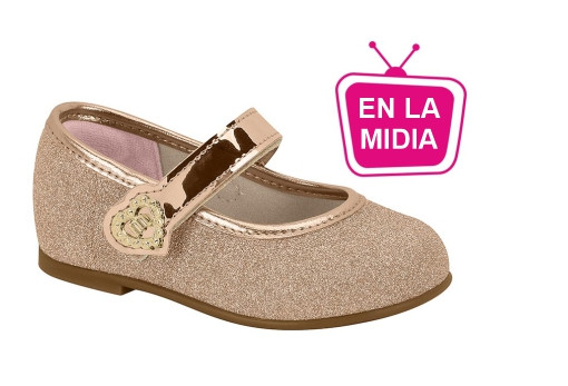 2106-1042 MOLEKINHA-G.13410-GLITER MINI-C.23146-ORO ROSADO-T.17/25