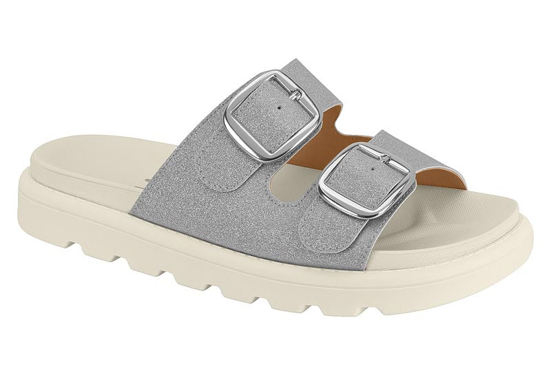 *6510-101 N.VIZZANO-G.26565-TELA SHINE -C.42070- PLATA/BLAN-T.33/40