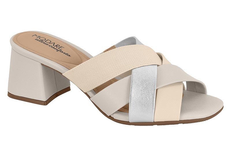 *7172-121 N.MODARE-G.29190-METALIZ LON-C.100953-PLATA/CREM-T.33/40
