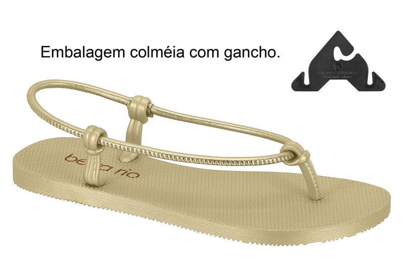 *8449-1007 N.BEIRA RIO-G.19443-TIRA PRONTA-C.66-DORADO-T.33/40