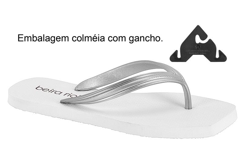 *8556-900 N.BEIRA RIO-G.30507-TIRA PRONTA-C.17159-BLANCO/PLAT-T.33/40