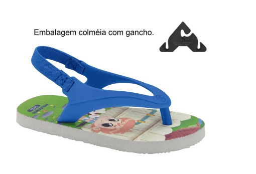 *2644-200 N.MOLEKINHO-G.30304-TIRA PRONTA-C.104555-AZUL COBAL-T.19/26