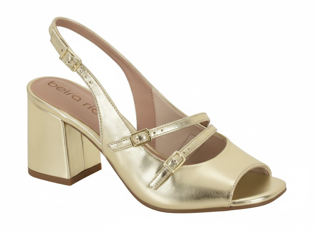 *8436-335 N.BEIRA RIO-G.14710-METALIZADO -C.66-DORADO-T.33/40