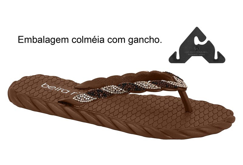 *8557-109 N.BEIRA RIO-G.31006-GASPEA PRON-C.106569-CHOCOLATE -T.33/40