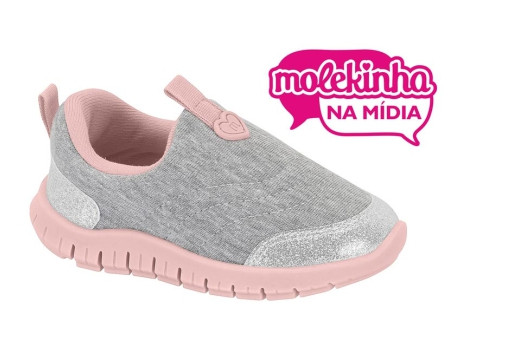 *2736-100 N.MOLEKINHA-G.28754-TECIDO MOLE-C.5099-GRIS/PLATA-T.17/25