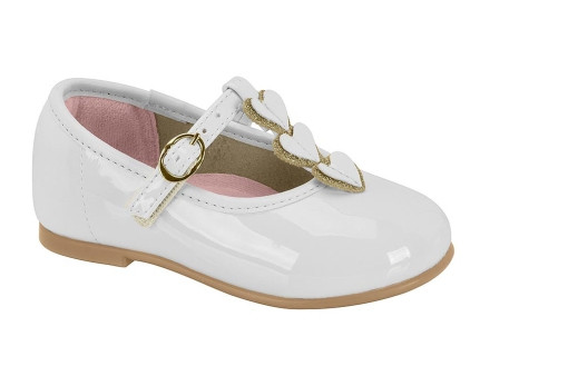 *2106-1077 N.MOLEKINHA-G.15250-VERNIZ PREM-C.17165-BLANCO/DORA-T.17/25