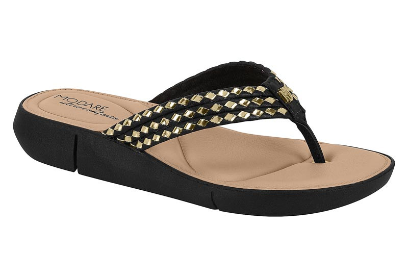 *7199-111 N.MODARE-G.30821-TIRA PRONTA-C.60380-NEGRO/DORAD-T.33/40