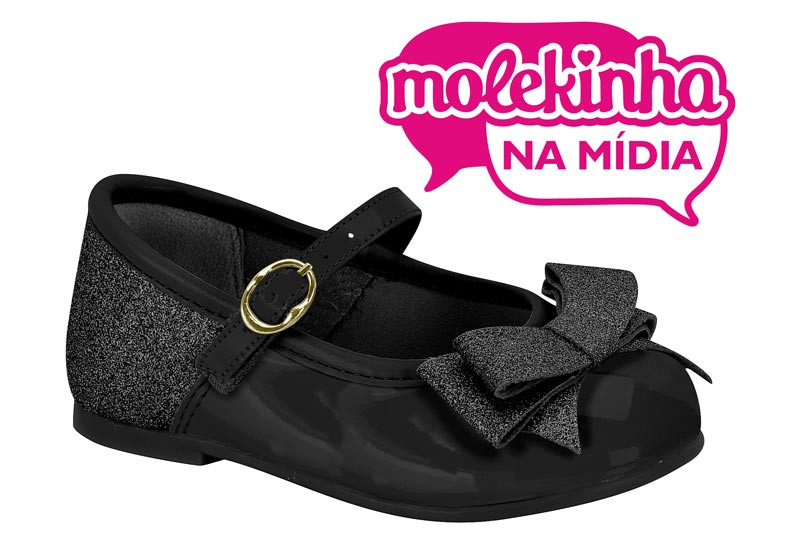 2106-1043 MOLEKINHA-G.15250-VERNIZ PREM-C.15787-NEGRO/NEGRO-T.18/25