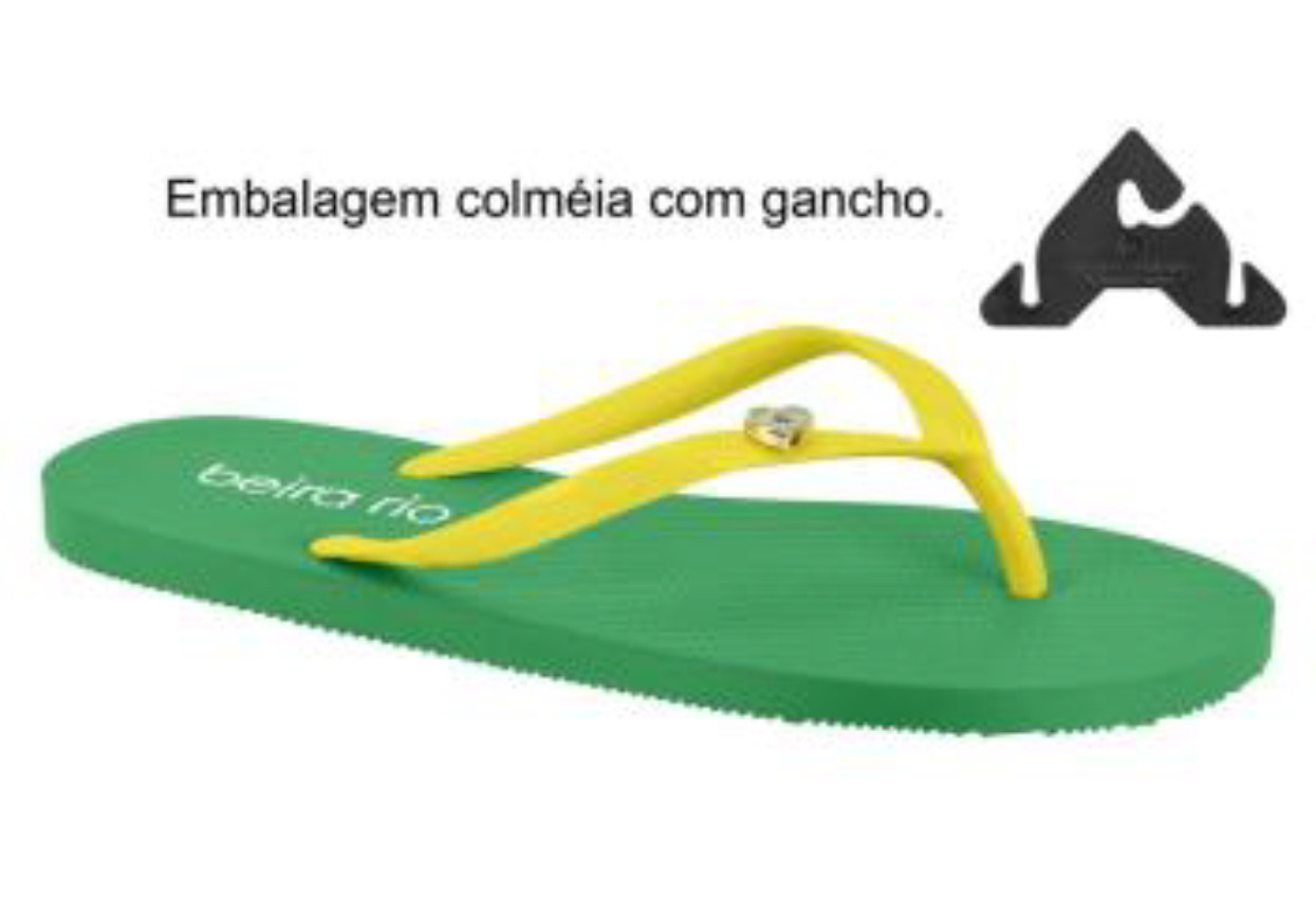 *8449-326 N.BEIRA RIO-G.22669-TIRA PRONTA-C.109885-AMARILLO 965 VERDE-T.33/40