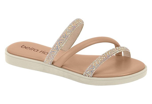 8587-100 BEIRA RIO-G.31471-TIRA PRONTA-C.108820-CREME 1031-T.34/39