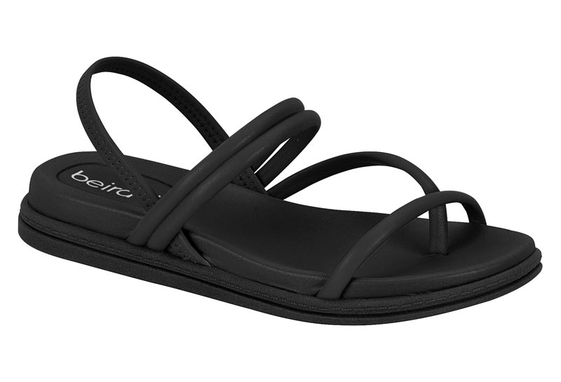 8513-100 BEIRA RIO-G.26627-ELAST PELE -C.15745-NEGRO-T.35/40